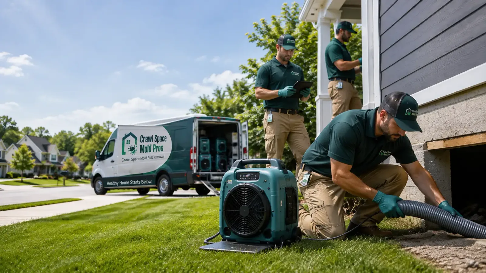 Crawl Space Mold Removal in Edward, NC